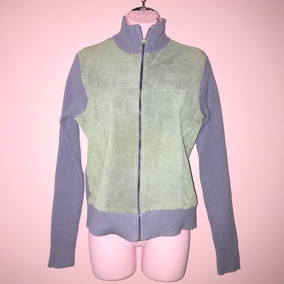 y2k suede sweater - Picture 1 of 10